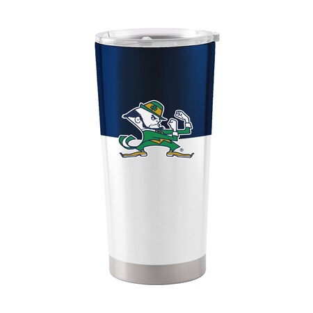 Logo Brands Notre Dame 20oz Colorblock Stainless Tumbler 190-S20T-11